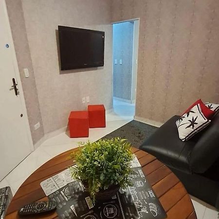 113 Canto Do Forte - 1Dorm - 200 M Da Praia E 20M Dos Bares E Restaurantes - Estacionamento Gratuito E Wi Fi , Tv A Cabo Прая-Гранди Экстерьер фото