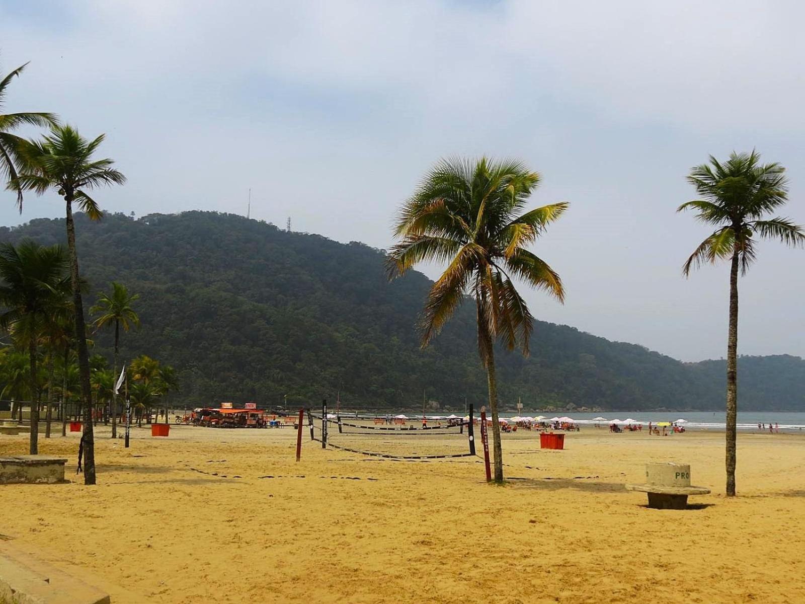 113 Canto Do Forte - 1Dorm - 200 M Da Praia E 20M Dos Bares E Restaurantes - Estacionamento Gratuito E Wi Fi , Tv A Cabo Прая-Гранди Экстерьер фото